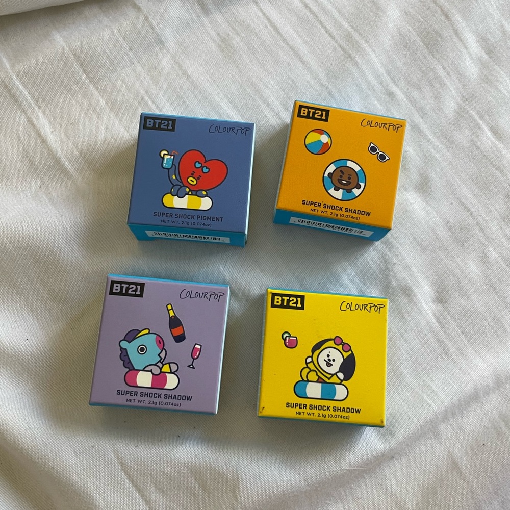 BT21 x Colourpop Shock Shadows Limited Edition